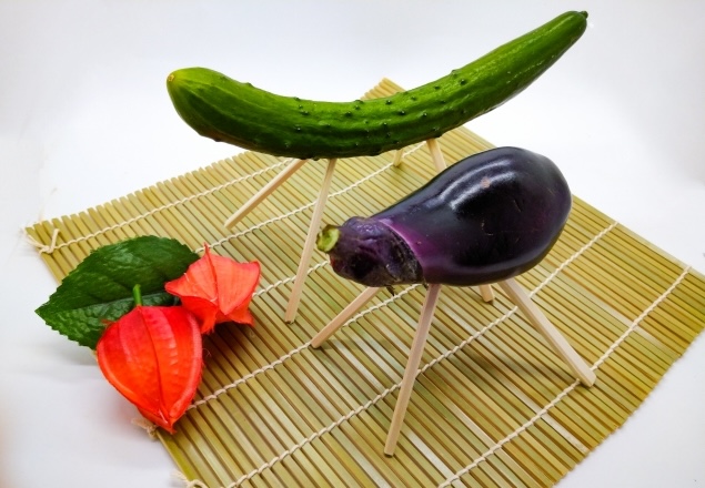 精霊馬と盆飾り