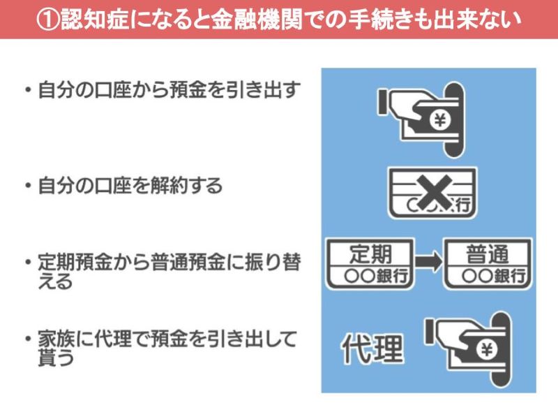 金融機関での手続きもできない