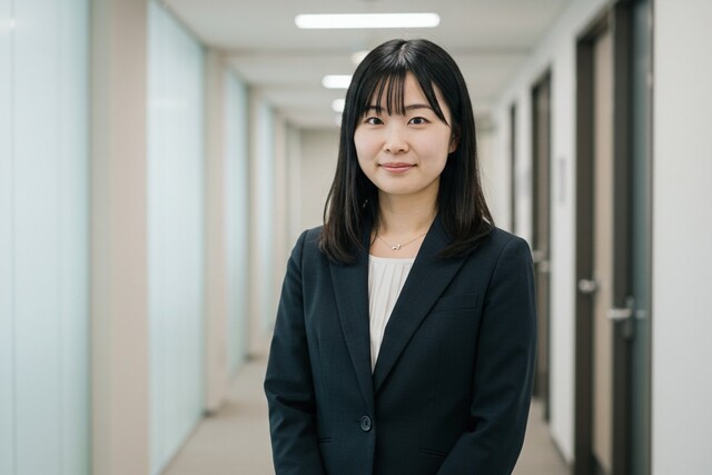 スーツ姿の女性